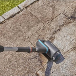 Gardena GARDENA cordless multi-cleaner AquaBrush Patio 18V P4A solo, hard floor cleaner (grey/turquoise, without battery and charger, POWER FOR ALL ALLIANCE) 13