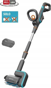 Gardena GARDENA cordless multi-cleaner AquaBrush Patio 18V P4A solo, hard floor cleaner (grey/turquoise, without battery and charger, POWER FOR ALL ALLIANCE) 8