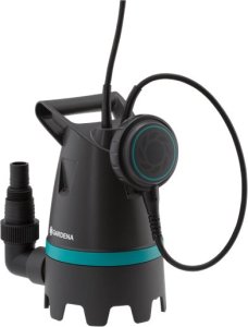 Gardena GARDENA dirty water submersible pump 10500 BASIC, flood set, submersible/pressure pump (black/turquoise, 400 watts, including hose connection, storage box) 5
