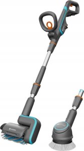 Gardena GARDENA cordless multi-cleaner AquaBrush Universal 18V P4A solo, hard floor cleaner (grey/turquoise, without battery and charger, POWER FOR ALL ALLIANCE) 1