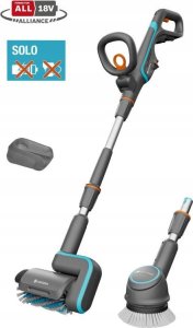 Gardena GARDENA cordless multi-cleaner AquaBrush Universal 18V P4A solo, hard floor cleaner (grey/turquoise, without battery and charger, POWER FOR ALL ALLIANCE) 2