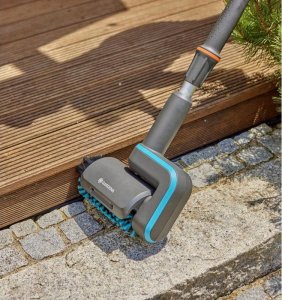Gardena GARDENA cordless multi-cleaner AquaBrush Universal 18V P4A solo, hard floor cleaner (grey/turquoise, without battery and charger, POWER FOR ALL ALLIANCE) 9
