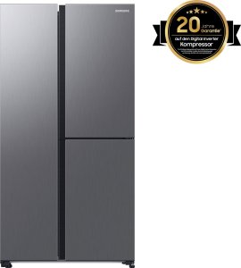 Lodówka Samsung SAMSUNG RH6ACG892DS9EG, side-by-side (stainless steel, food showcase door, AI energy mode, smart conversion, fixed water connection) 1