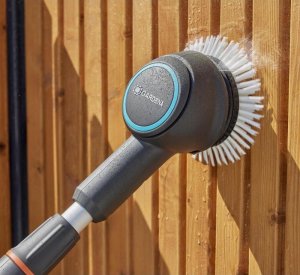 Gardena GARDENA cordless multi-cleaner AquaBrush Universal 18V P4A, hard floor cleaner (grey/turquoise, Li-Ion battery 2.5Ah P4A, POWER FOR ALL ALLIANCE) 11