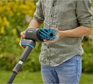 Gardena GARDENA cordless multi-cleaner AquaBrush Universal 18V P4A, hard floor cleaner (grey/turquoise, Li-Ion battery 2.5Ah P4A, POWER FOR ALL ALLIANCE) 8