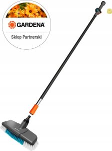 Gardena GARDENA Cleansystem washing set hard with handle M, washing brush (grey/turquoise, working width 27cm) 1