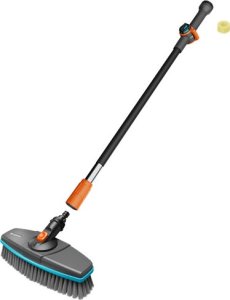 Gardena GARDENA Cleansystem washing set hard with handle M, washing brush (grey/turquoise, working width 27cm) 8