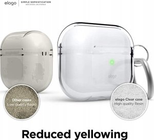 Elago AirPods 3 TPU Hang Case - etui z karabińczykiem do AirPods 3 przeźroczyste 2