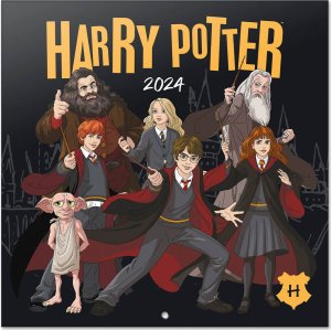 Harry Potter Harry Potter - Kalendarz ścienny 2024 rok (30 x 30 cm) 1