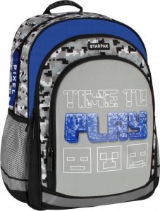 Starpak PLECAK PIXEL SZARY STK-14 PB1/12 2