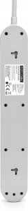 Listwa zasilająca Montis Listwa zasilająca przeciwprzepięciowa szara 5 gniazd 5m MONTIS MT138-5 5