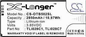 Bateria Cameron Sino Akumulator Bateria Typ Tli028c1 Tli028c7 Do Alcatel 1b 2020 Ot-5002 Ot-5002a At&t / Cs-otb502sl 4