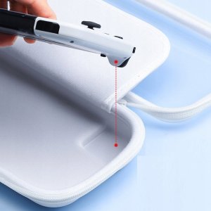 Puluz Pokrowiec Futerał Etui Case Walizka Do Konsoli Nintendo Switch Oled Lite / Przezroczysto - Biały / Tbd0603618201 8