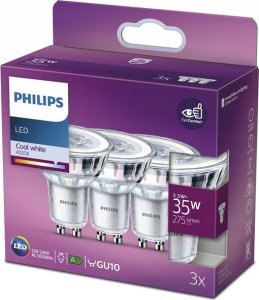 Philips Philips Żarówka LED Classic 35W GU10 CW 230V 36D ND 3SRT6 1