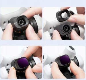 Kf Filtr Pełny Szary Nd1000 Do Drona Dji Mini 4 Pro 4pro K&f Concept Nano-x / Kf01.2504 6