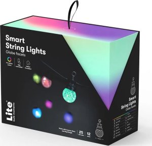 Lite Bulb Moments LBM 12m Smart Outdoor Light Chain - 25 x Globe Facets 1