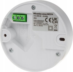 Maclean Czujnik ruchu PIR Maclean, zasięg 6m, sufitowy, max. obciążenie 1200W, IP20, MCE314 W 4
