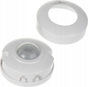 Maclean Czujnik ruchu PIR Maclean, zasięg 6m, sufitowy, max. obciążenie 1200W, IP20, MCE314 W 5