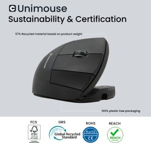 Mysz Contour UniMouse wireless Bluetooth praworęczny czarny 8