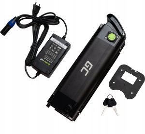 Green Cell Green Cell - Bateria GC Silverfish do roweru elektrycznego E-Bike z ładowarką 24V 11.6Ah 278Wh Li-Ion XLR 3 PIN 11