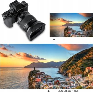 Osłona na obiektyw JJC Osłona Przeciwsłoneczna + Dekielek Do Fujifilm Xf 16-55mm F/2.8 R Lm Wr / Lh-jxf1655 12