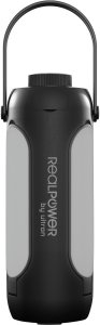 Lampa stołowa Realpower RealPower LED outdoor Light 190,solar,schwarz,6.000mAh 1