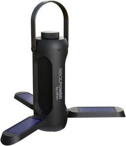 Lampa stołowa Realpower RealPower LED outdoor Light 190,solar,schwarz,6.000mAh 2