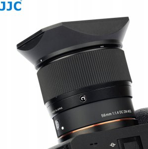 Osłona na obiektyw JJC Osłona Przeciwsłoneczna + Dekielek Na Obiektyw Sigma 56 Mm 56mm F1.4 Dc Dn / Lh-jsm56 11