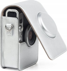 Pokrowiec LoveInstant Etui Pokrowiec Futerał Case Osłona Torba Do Fujifilm Fuji Instax Mini Evo / Srebrny 4