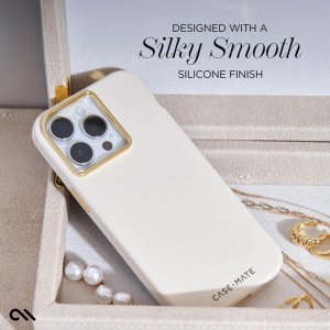 Case-Mate Case-Mate Silicone MagSafe - Etui iPhone 15 Pro (Beige) 3