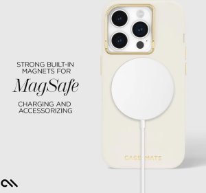 Case-Mate Case-Mate Silicone MagSafe - Etui iPhone 15 Pro (Beige) 4