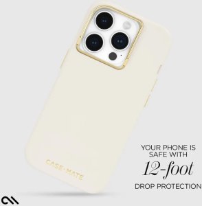 Case-Mate Case-Mate Silicone MagSafe - Etui iPhone 15 Pro (Beige) 5