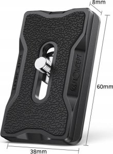 Kf 2 Szybkozłączka Płytka Mocowanie Statyw Statywowa Arca Swiss 1/4"" 60mm K&f / Kf31.031 2