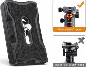 Kf 2 Szybkozłączka Płytka Mocowanie Statyw Statywowa Arca Swiss 1/4"" 60mm K&f / Kf31.031 5