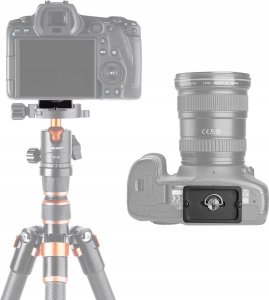 Kf Szybkozłączka Płytka Mocowanie Statyw Statywowa Arca Swiss 1/4"" 60mm K&f / Kf31.030 4