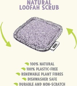 GreenAware , Roślinna myjka do naczyń luffa 2