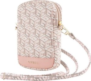 Guess Guess Zip GCube Bottom Stripe - Torebka na telefon (różowy) 1