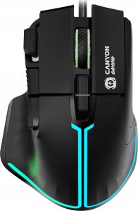 Mysz Canyon CANYON Mysz gamingowa Fortnax GM-636 RGB 9 Przycisków Czarna 1
