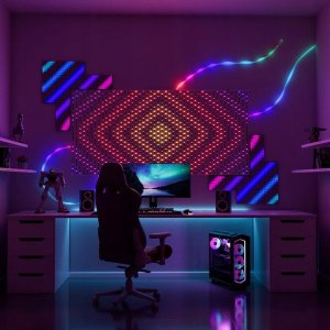 Dekoracja świąteczna Twinkly Twinkly Matrix kurtyna świetlna 480 RGB 1x1 m 3
