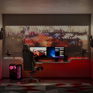 Dekoracja świąteczna Twinkly Twinkly Matrix kurtyna świetlna 480 RGB 1x1 m 8