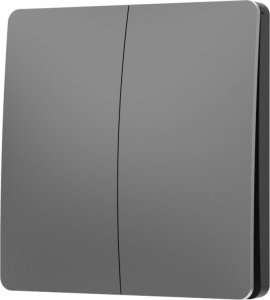 Art KINETYCZNY WYŁĄCZNIK ŚWIATŁA RF433 podwójny szary ART oem 1