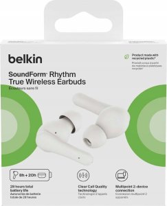 Słuchawki Belkin Belkin Soundform Rhythm True Wireless In-Ear white AUC012btWH 7