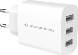 Kabel zasilający Conceptronic Conceptronic ALTHEA13W 3-Port 30W USB-Charger 1