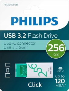 Pendrive Philips Philips USB 3.2            256GB Click Series Gen 1 USB-C 5