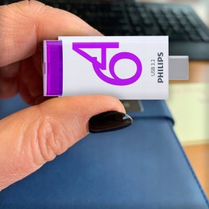 Pendrive Philips USB 3.2 64GB Click Series Gen 1 USB-C 6