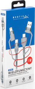 Montis Kabel USB 4w1 USB A-C-Lightning MT128 Montis 7