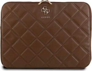 Etui Guess Quilted 4G Sleeve - Etui na notebooka 13" / 14" (brązowy) 3