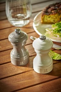 Młynek do przypraw Peugeot Bistro salt mill 10 cm pearl grey painted wood 2