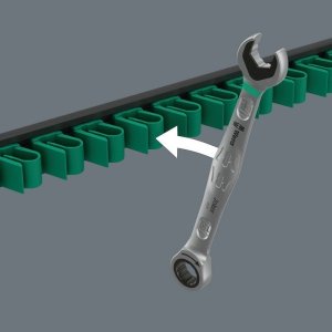 Zestaw narzędzi Wera Wera 9630 magnetic strip 6000 Joker 1, 11 pieces, wrench (combination ratchet wrench with holding function) 5