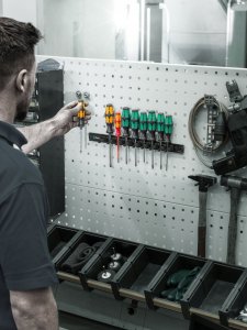 Zestaw narzędzi Wera Wera 9650 magnetic strip Kraftform screwdriver set, 9 pieces 8